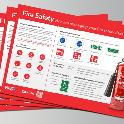 A3 Fire Safety Posters (Pack of 4)