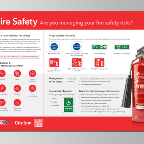 A3 Fire Safety Poster