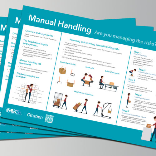 A3 Manual Handling Posters (Pack of 4)