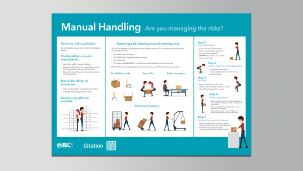 A3 Manual Handling Poster