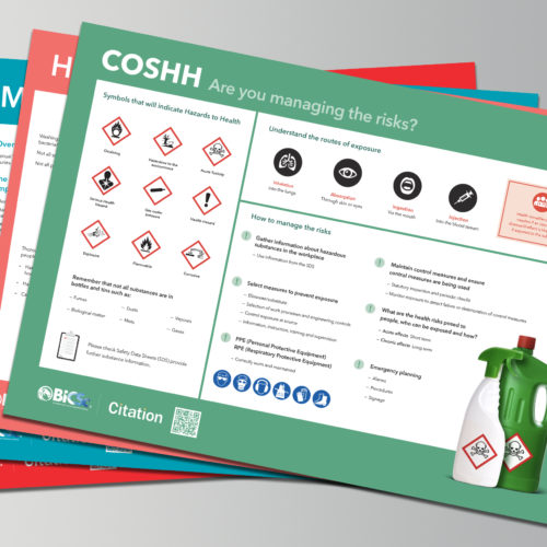A3 Mixed Pack of Health and Safety Information Posters (Pack of 4)