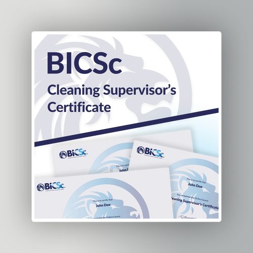 BICSc Cleaning Supervisor's Certificate - Online Course